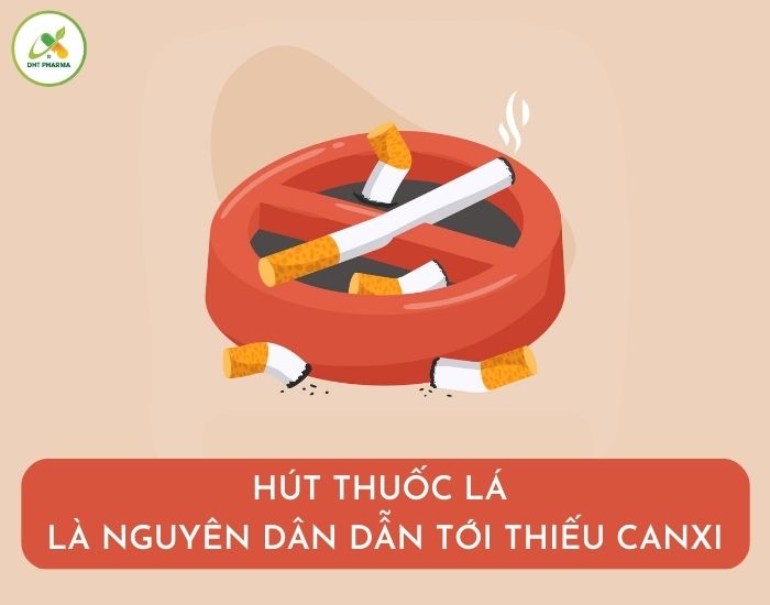 dấu hiệu thiếu canxi