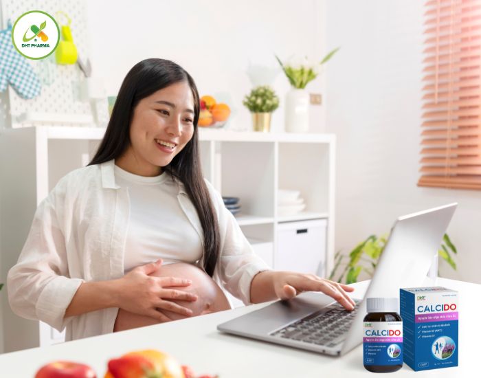 bổ sung calcido cho phụ nữ mang thai