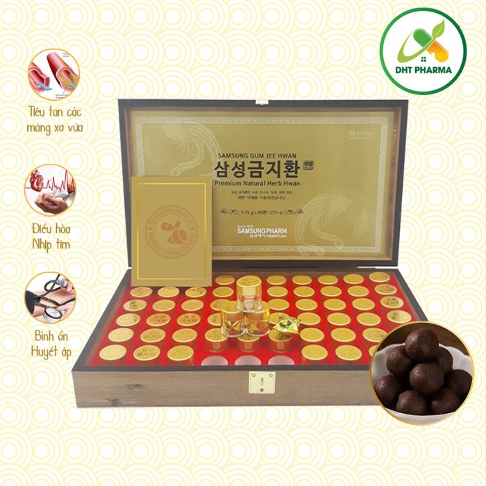 an cung ngưu hoàng hoàn hộp gỗ