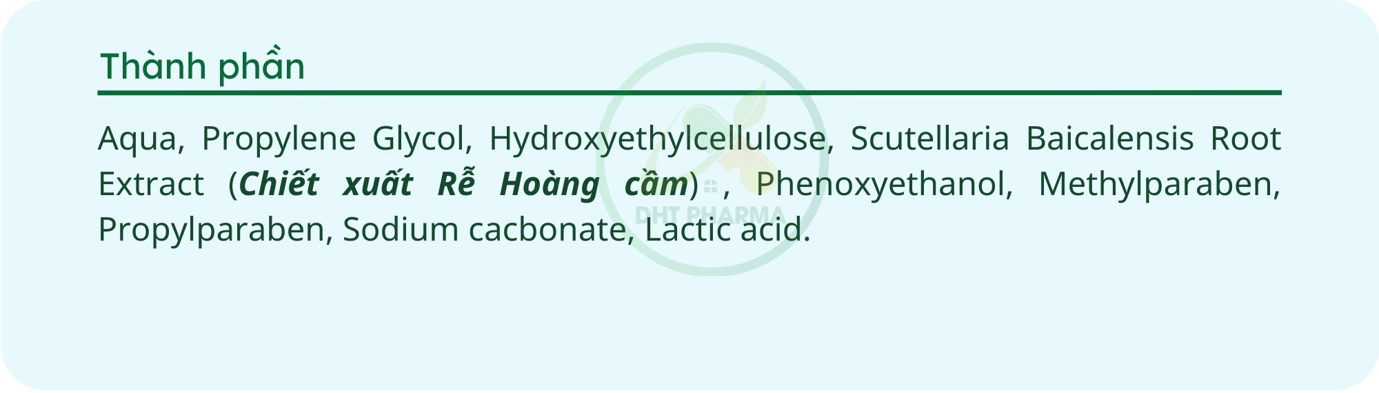 Kem bôi da BAIFEM K Poland Gel Hoàng Cầm Bảo Vệ Dịu Nhẹ