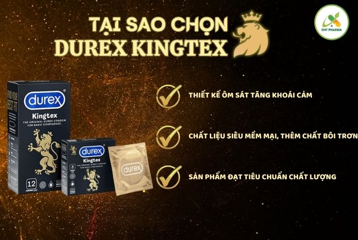 bao cao su Durex Kingtex
