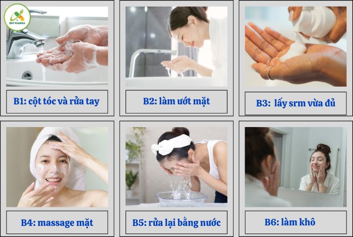 Cách rửa mặt đúng cách