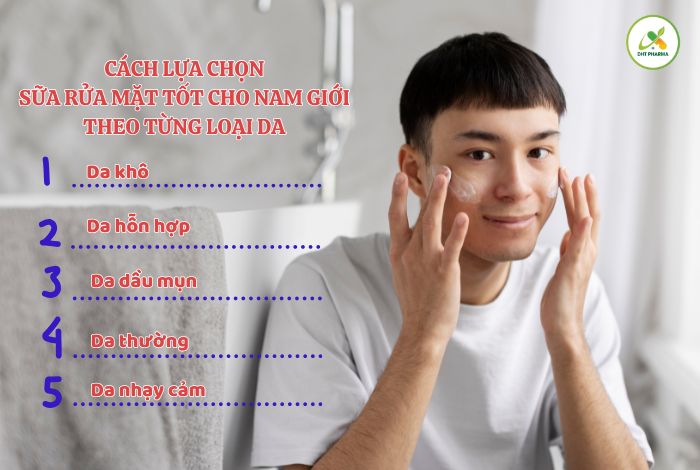 sữa rửa mặt tốt cho nam giới