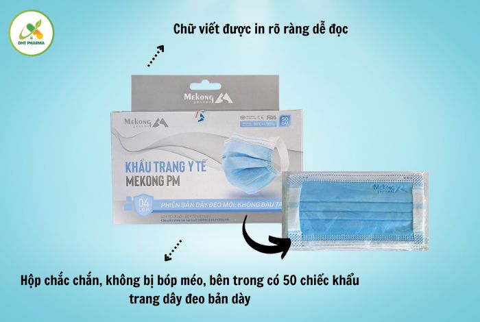 Khẩu trang y tế Mekong PM
