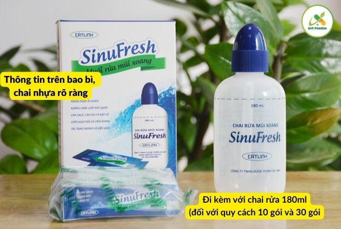 Muối rửa mũi xoang Sinufresh