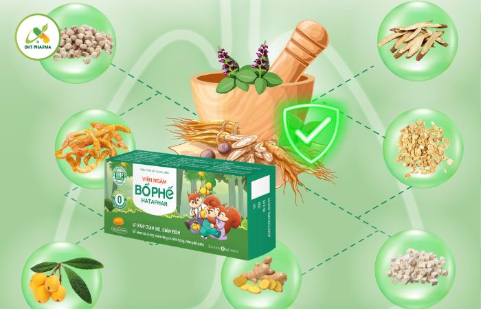 Viên ngậm Bổ phế Hataphar