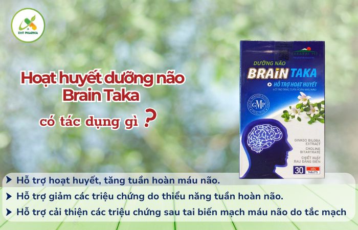 Hoạt huyết dưỡng não Brain Taka