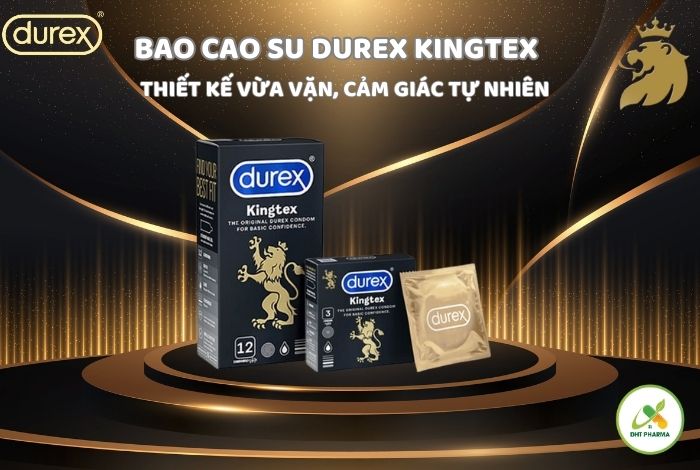 bao cao su Durex Kingtex