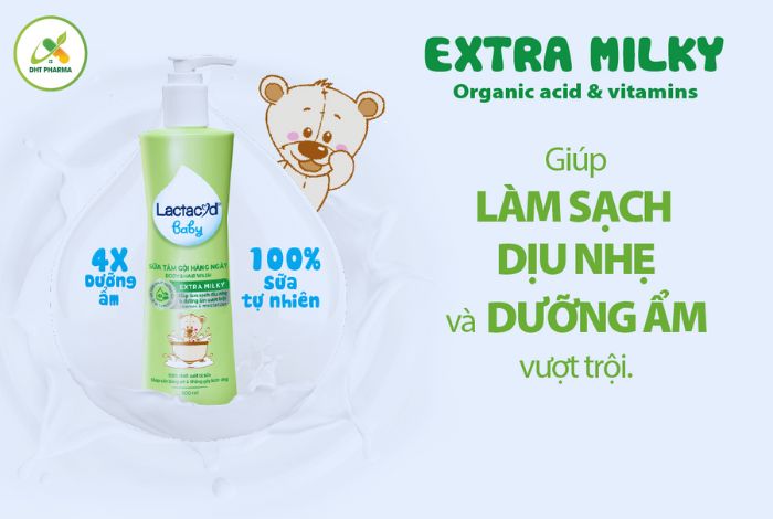 sữa tắm Lactacyd Baby Extra Milky