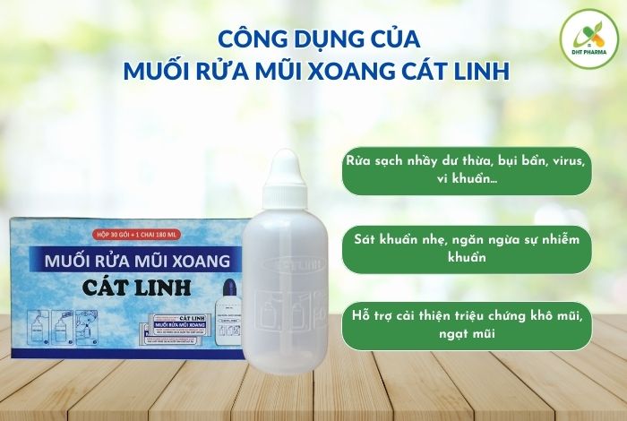 Muối rửa mũi xoang Cát Linh