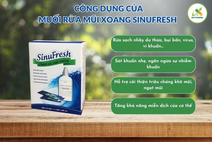 Muối rửa mũi xoang Sinufresh