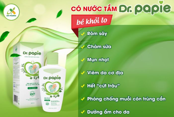 Nước tắm thảo dược Dr.Papie
