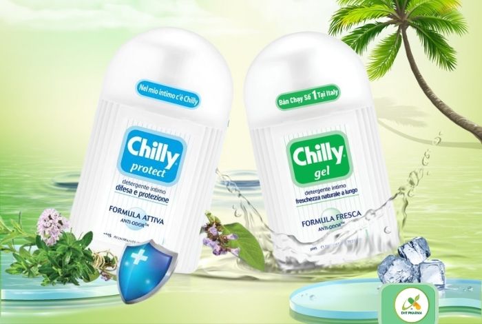 Dung dịch vệ sinh Chilly màu xanh