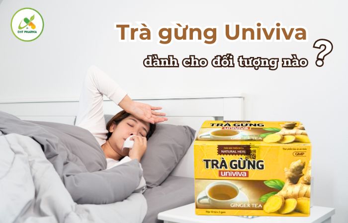 Trà gừng Univiva