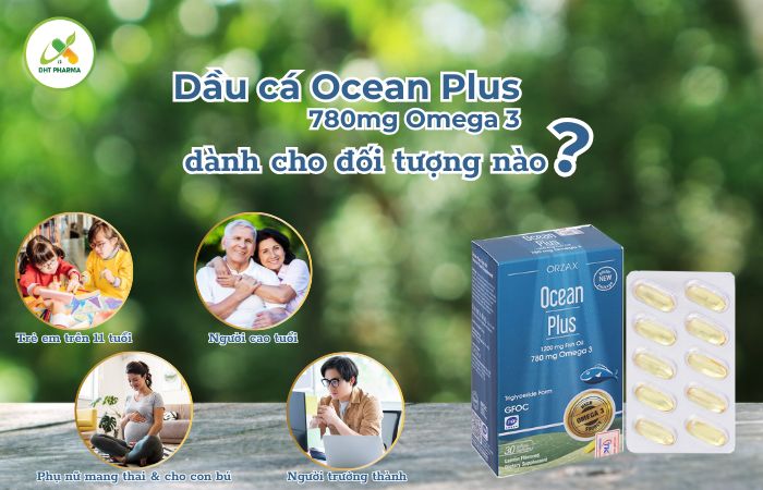 Dầu cá Ocean Plus 780mg Omega 3