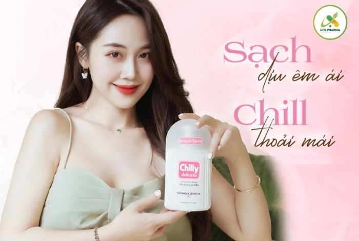 Dung dịch vệ sinh Chilly màu hồng