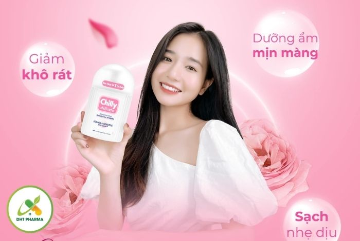 Dung dịch vệ sinh Chilly màu hồng