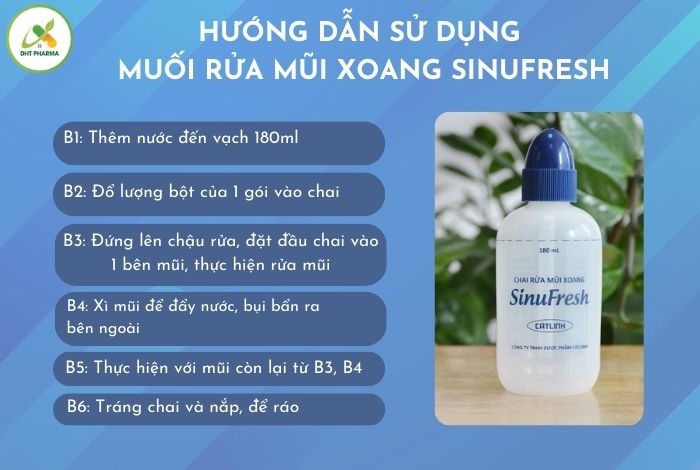 Muối rửa mũi xoang Sinufresh