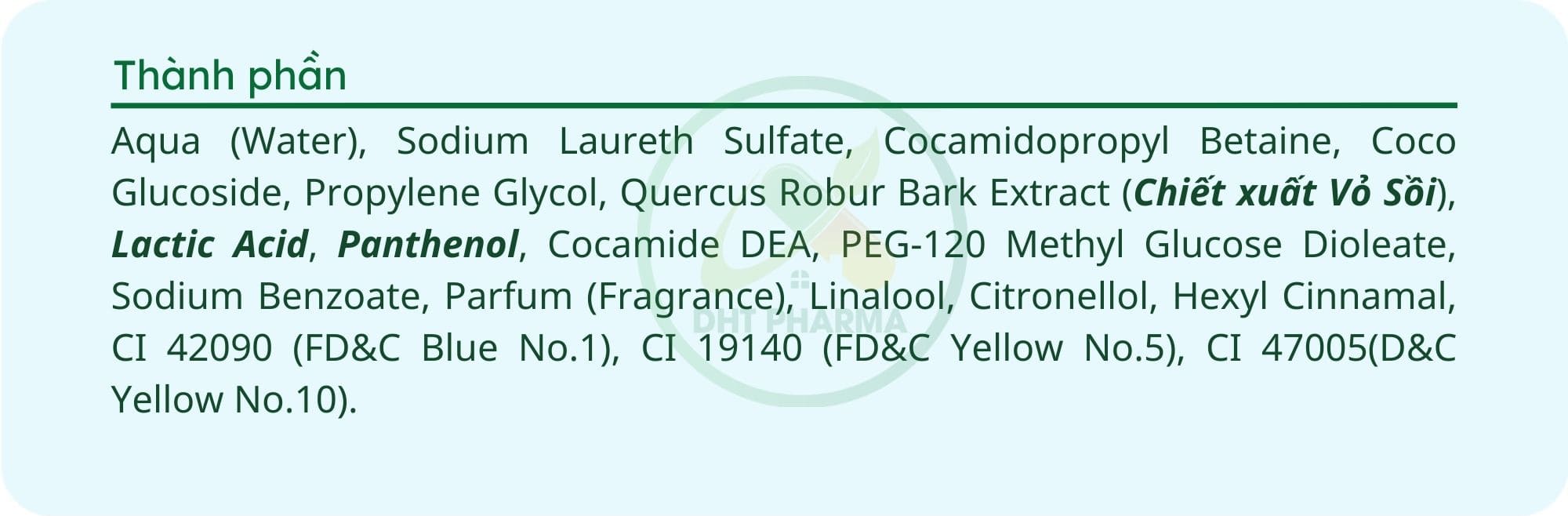 Dung dịch vệ sinh Intimate Chiết xuất vỏ Sồi se khít dưỡng ẩm dịu nhẹ