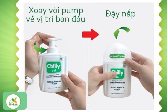 Dung dịch vệ sinh Chilly màu xanh