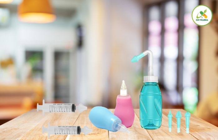 cách rửa mũi cho bé