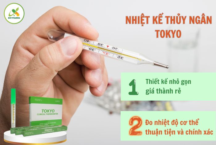 Nhiệt kế thủy ngân TOKYO