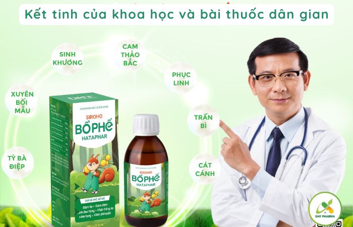 Siroho Bổ phế Hataphar