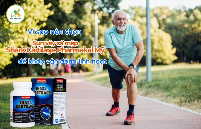 Sụn vây cá mập Shark Cartilage Pharmekal Mỹ