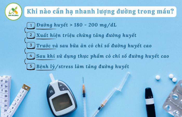 Uống gì để hạ đường huyết nhanh