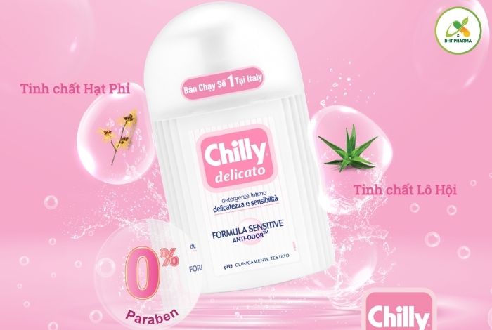Dung dịch vệ sinh Chilly màu hồng