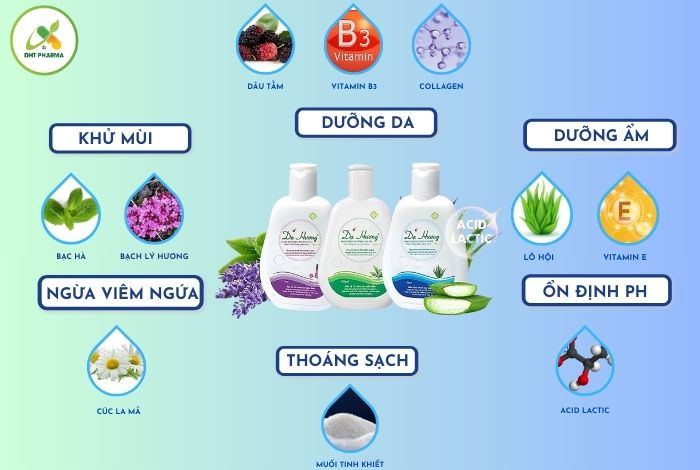 dung dịch vệ sinh phụ nữ Dạ Hương