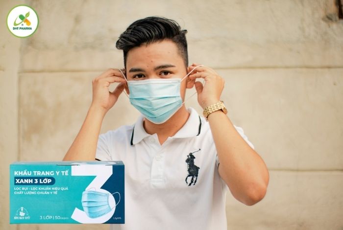 Khẩu trang y tế Meriday Bông Bạch Tuyết 3 lớp