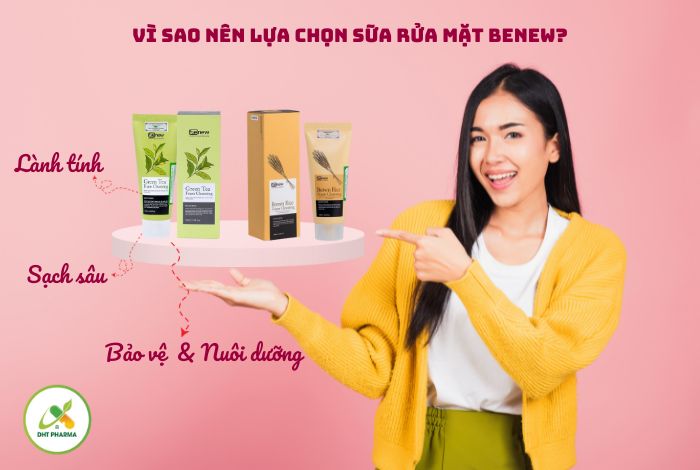 Sữa rửa mặt Benew