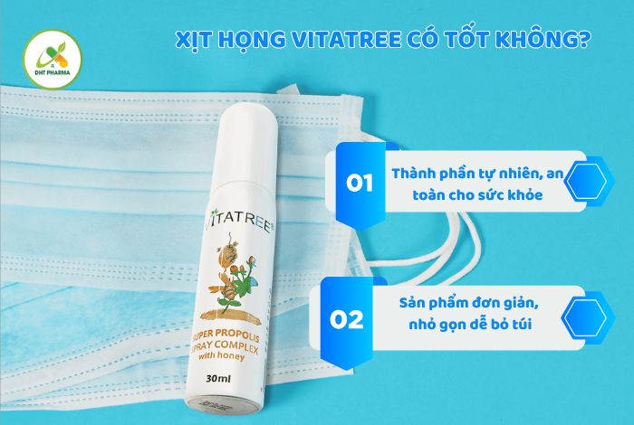 Xịt họng Vitatree