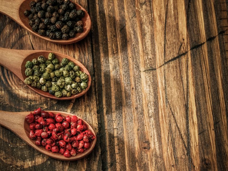 Món ăn sử dụng hạt tiêu đen