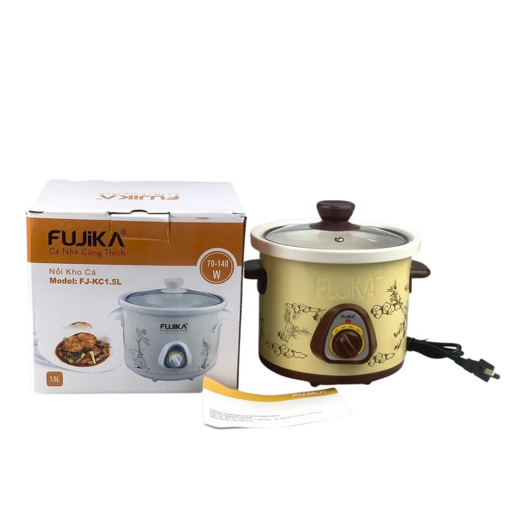 Nồi nấu chậm Fujika 2,5 Lit, Fj-KC25