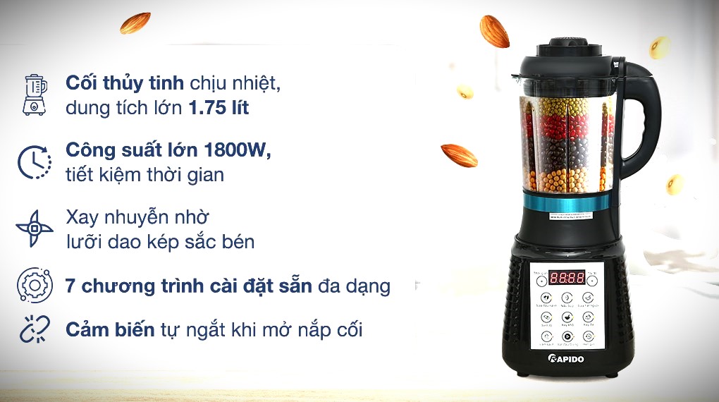 Review Top 12+ Máy làm sữa hạt loại nào tốt chất lượng nhất