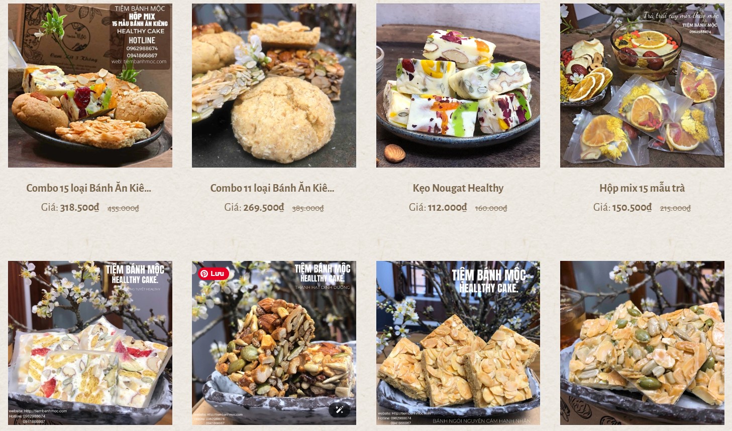 Tặng đồ ăn healthy cho cô bạn thân tại Tiệm Bánh Mộc