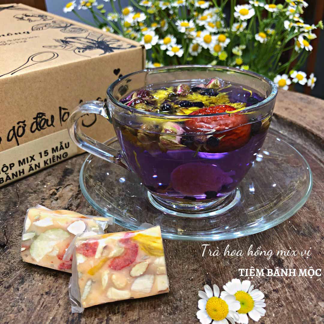 Trà hoa hồng mix vị