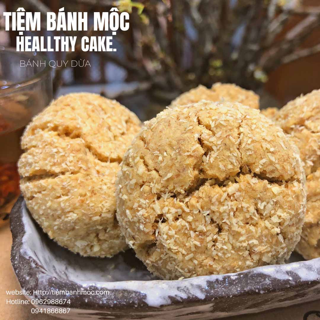 Bánh Quy Dừa Healthy: Món Bánh Mềm Thơm, Tốt Cho Sức Khỏe Người Ăn Kiêng & Tiểu Đường