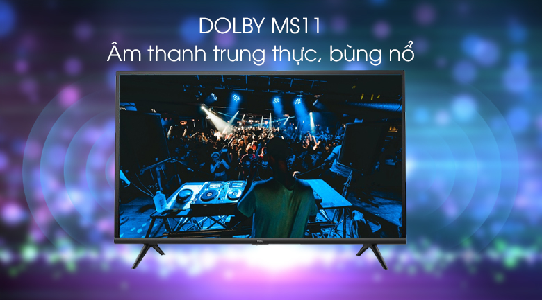 Android Tivi TCL 43 inch L43S5200 Mới 2021 âm thanh trung thực