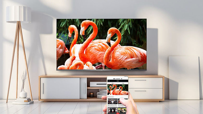 Android Tivi TCL 4K 50 inch 50T65 dễ dàng chia sẻ hình ảnh với điện thoại