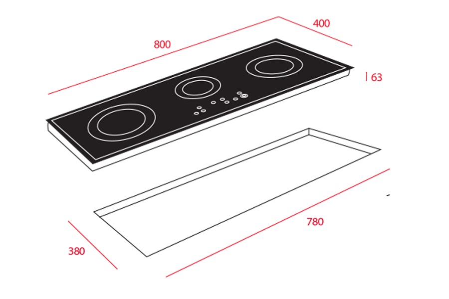 Bếp điện Teka TR 831 HZ