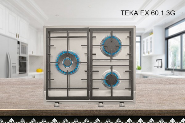 Bếp gas Teka 3 vùng nấu lắp âm EX60.13G