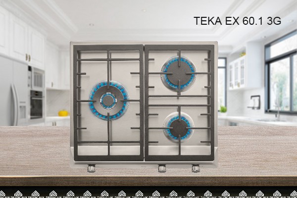 Bếp gas Teka 3 vùng nấu lắp âm EX60.13G