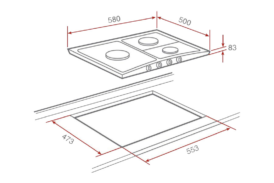 Bếp gas Teka EX 6 0.1 3G