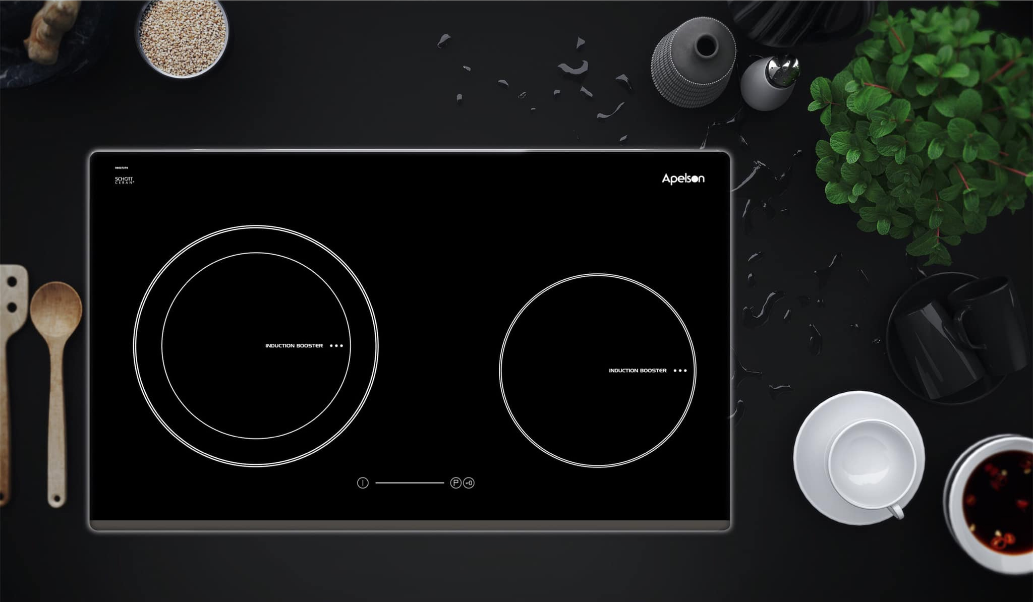 Bếp từ Apelson 2 vùng nấu AIT 277B giá tốt