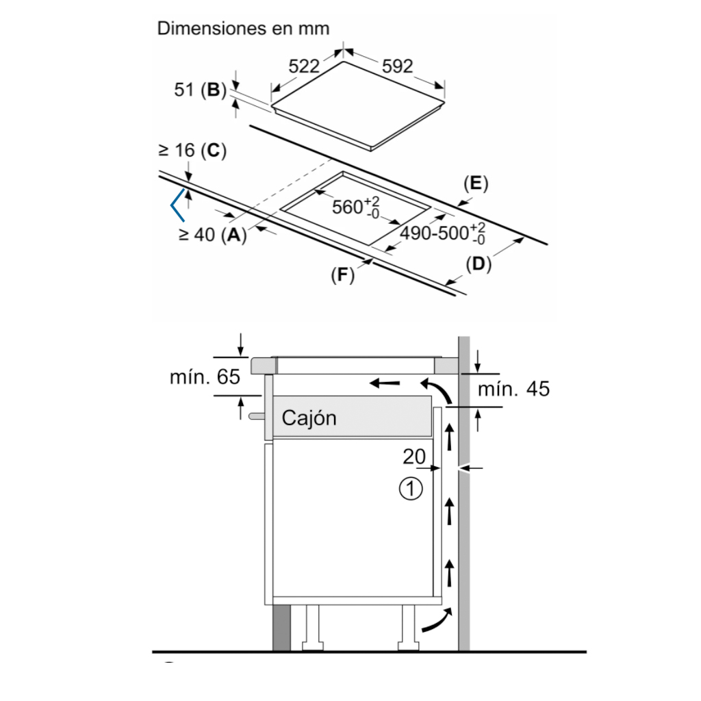 Bếp từ Bosch serie 6 ba vùng công suất 7.4KW PIJ651FC1E