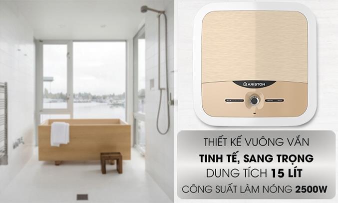 Bình nóng lạnh gián tiếp Ariston 15 lít AN2 15LUX 2.5 FE-MT giá rẻ