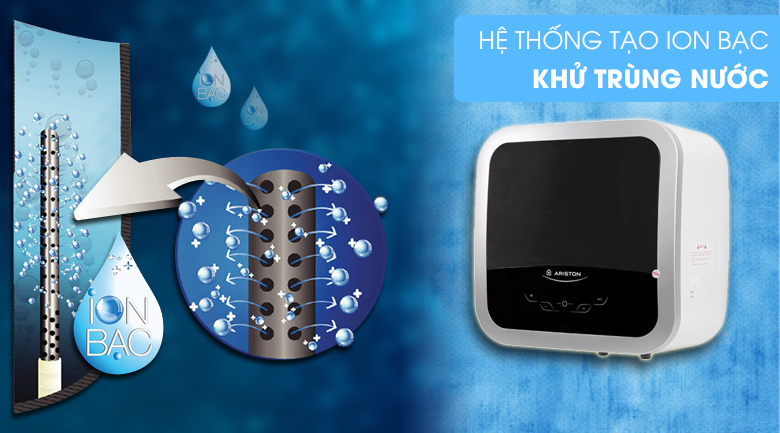 Bình nóng lạnh gián tiếp Ariston 30 lít AN2 30 TOP WIFI chính hãng